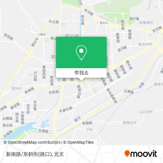 新南路/东斜街(路口)地图