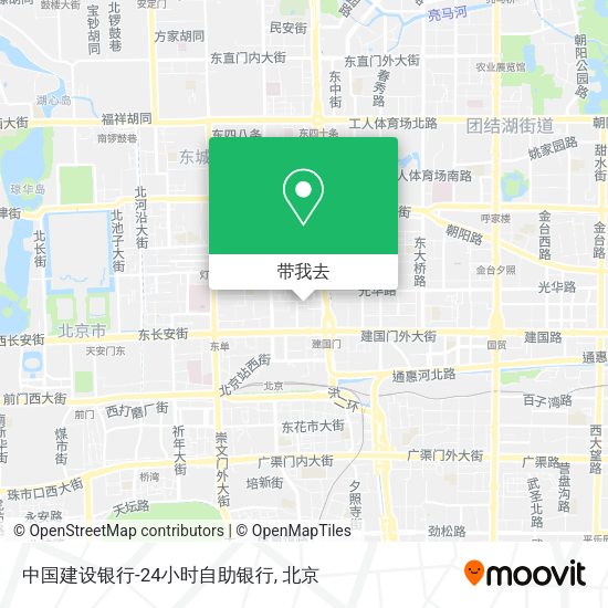 中国建设银行-24小时自助银行地图
