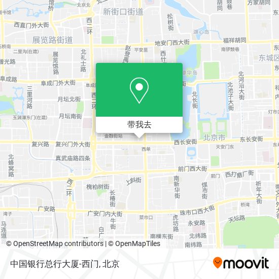 中国银行总行大厦-西门地图