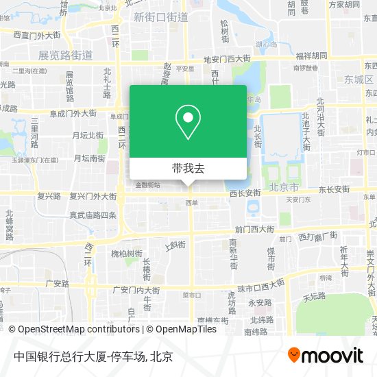 中国银行总行大厦-停车场地图