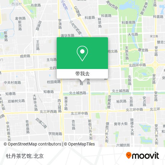 牡丹茶艺馆地图