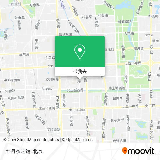 牡丹茶艺馆地图