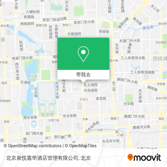 北京泉悦嘉华酒店管理有限公司地图