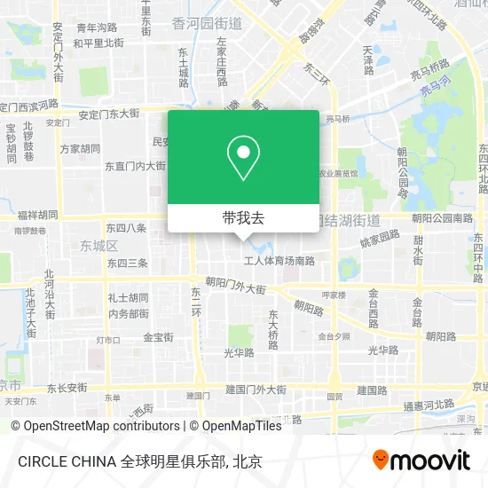 CIRCLE CHINA 全球明星俱乐部地图