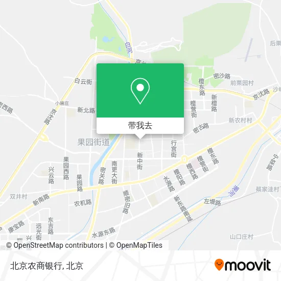 北京农商银行地图