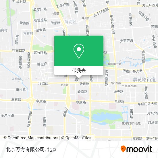 北京万方有限公司地图