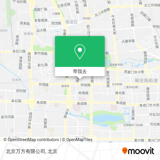 北京万方有限公司地图