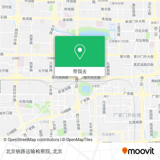 北京铁路运输检察院地图