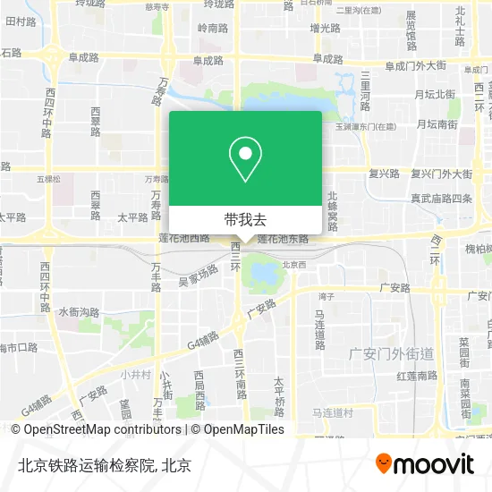 北京铁路运输检察院地图