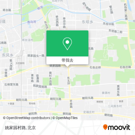 姚家园村路地图