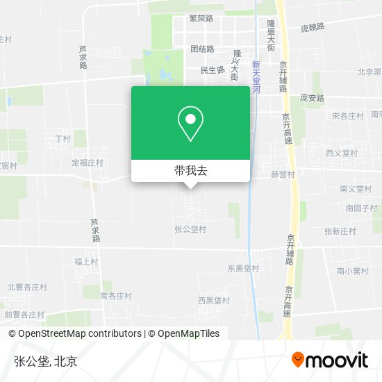 张公垡地图