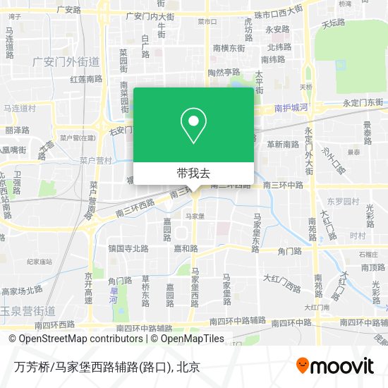 万芳桥/马家堡西路辅路(路口)地图
