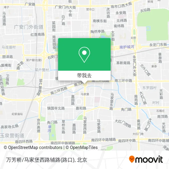万芳桥/马家堡西路辅路(路口)地图