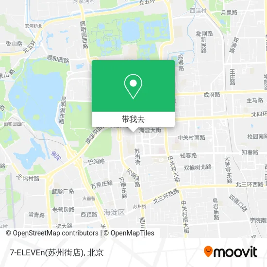 7-ELEVEn(苏州街店)地图