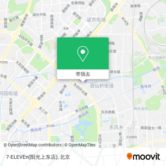 7-ELEVEn(阳光上东店)地图