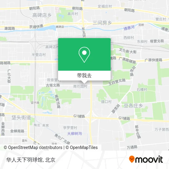 华人天下羽球馆地图