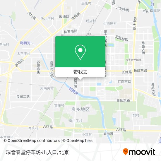 瑞雪春堂停车场-出入口地图