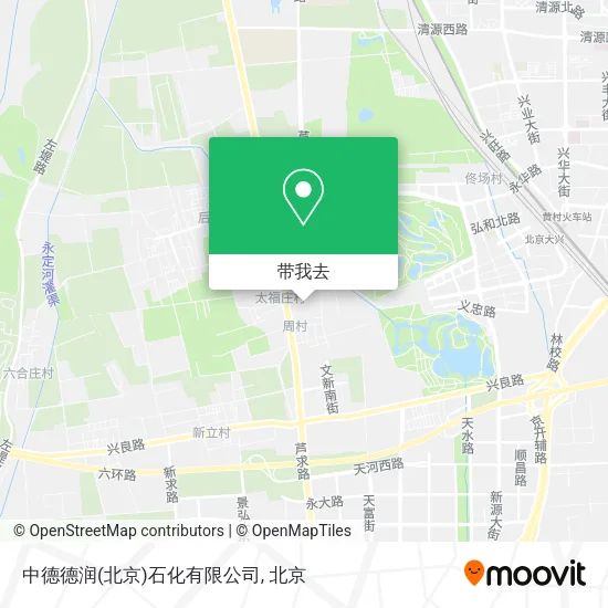 中德德润(北京)石化有限公司地图