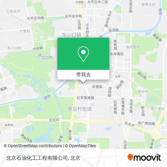 北京石油化工工程有限公司地图