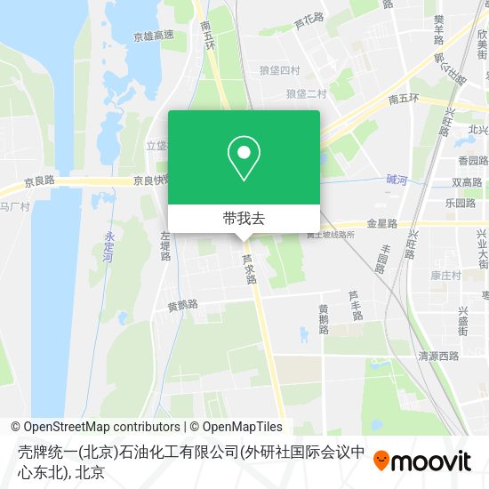 壳牌统一(北京)石油化工有限公司(外研社国际会议中心东北)地图