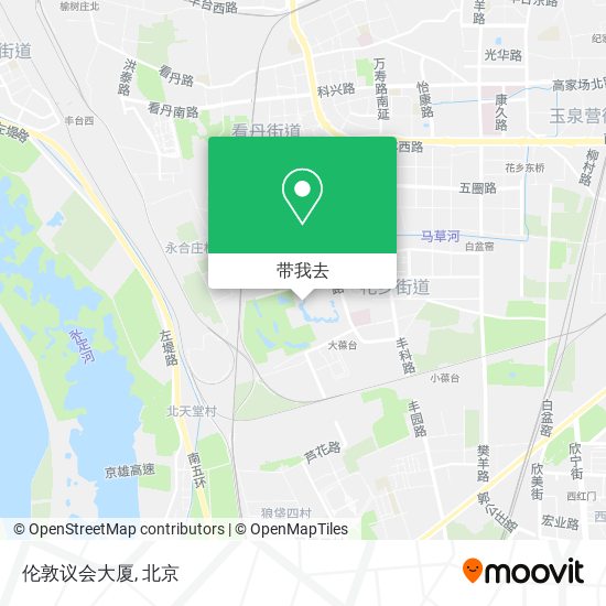 伦敦议会大厦地图