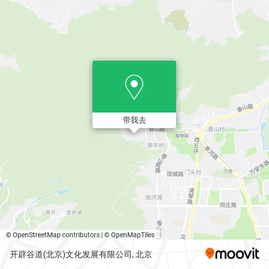 开辟谷道(北京)文化发展有限公司地图