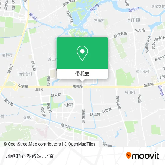 地铁稻香湖路站地图