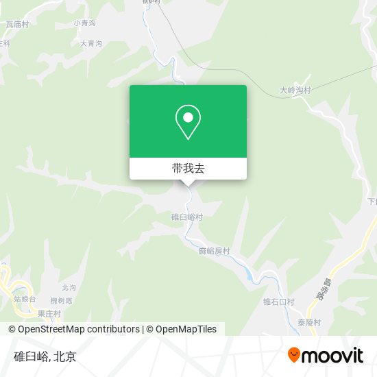 碓臼峪地图