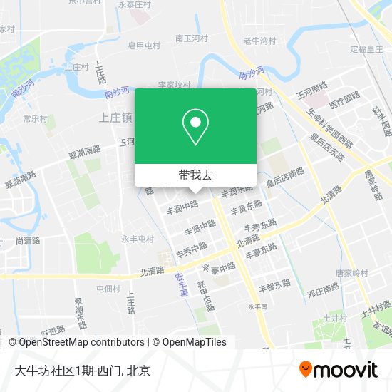 大牛坊社区1期-西门地图
