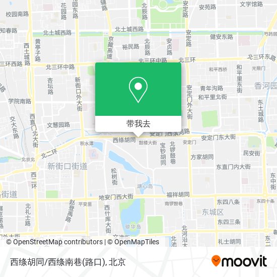 西绦胡同/西绦南巷(路口)地图