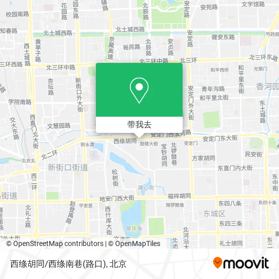 西绦胡同/西绦南巷(路口)地图