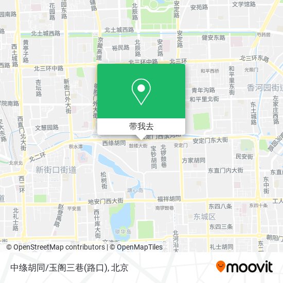 中绦胡同/玉阁三巷(路口)地图