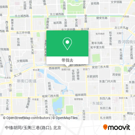 中绦胡同/玉阁三巷(路口)地图