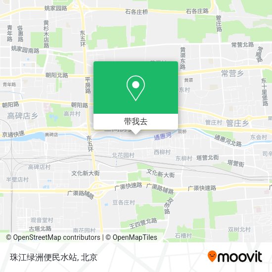 珠江绿洲便民水站地图