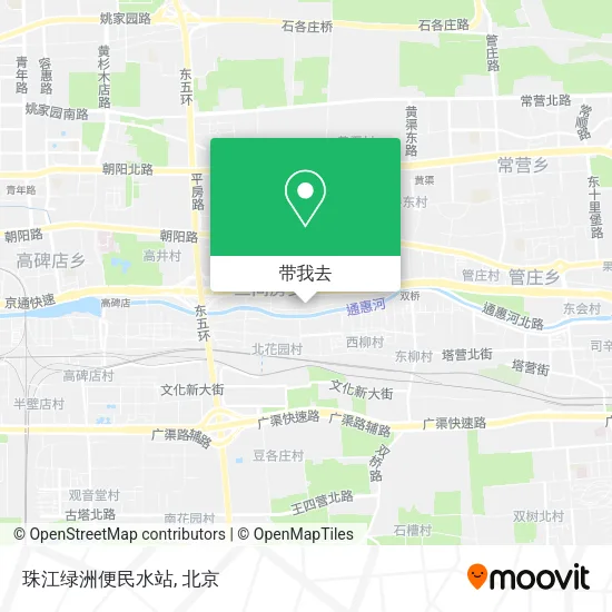 珠江绿洲便民水站地图