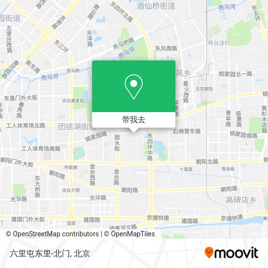 六里屯东里-北门地图