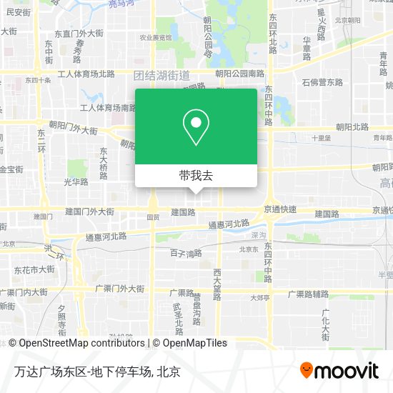 万达广场东区-地下停车场地图