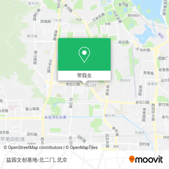 益园文创基地-北二门地图