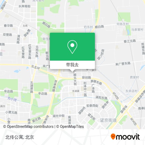 北传公寓地图