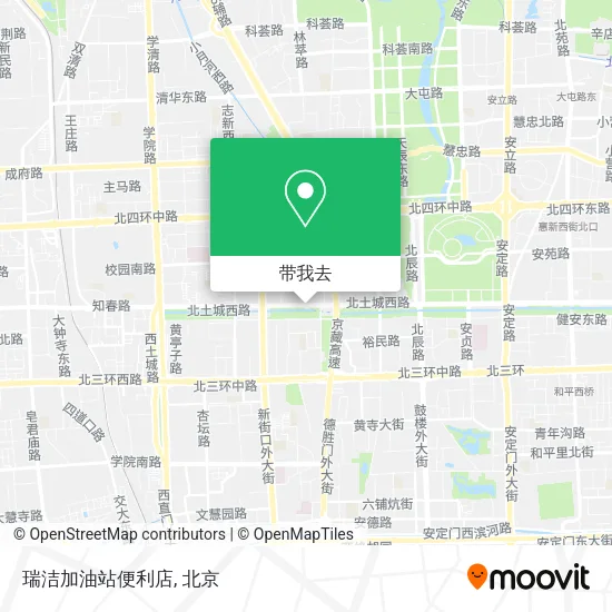 瑞洁加油站便利店地图