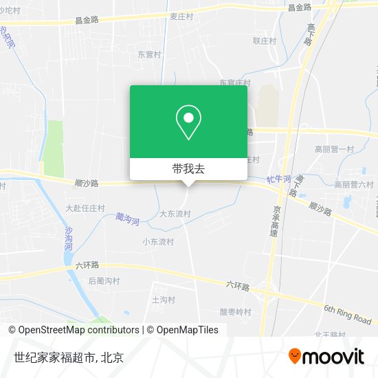 世纪家家福超市地图