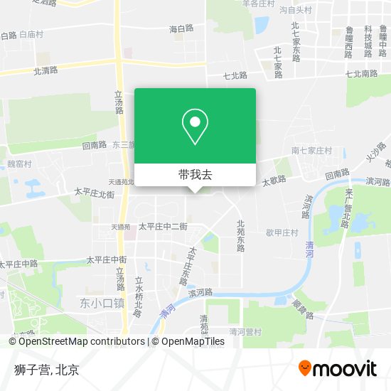 狮子营地图