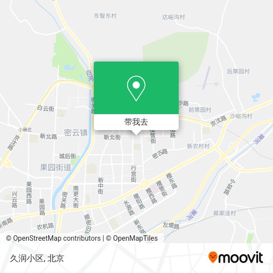 久润小区地图