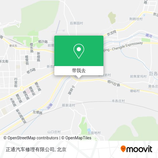 正通汽车修理有限公司地图