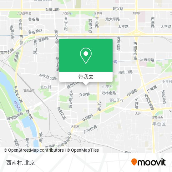 西南村地图