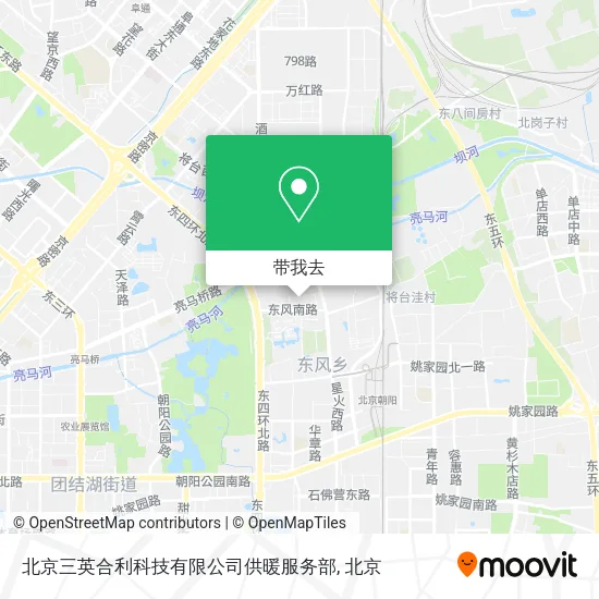 北京三英合利科技有限公司供暖服务部地图