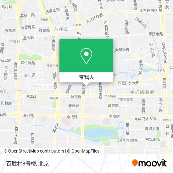 百胜村8号楼地图