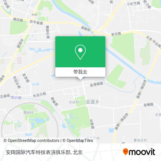 安阔国际汽车特技表演俱乐部地图