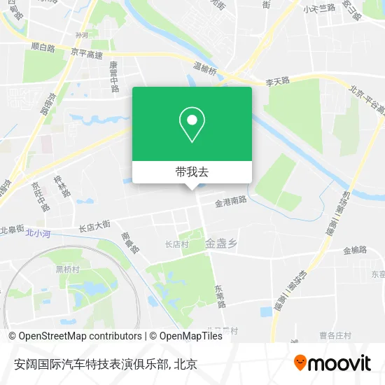 安阔国际汽车特技表演俱乐部地图
