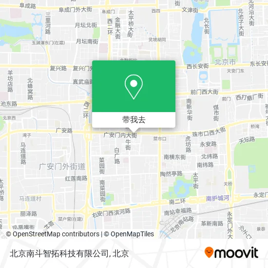北京南斗智拓科技有限公司地图